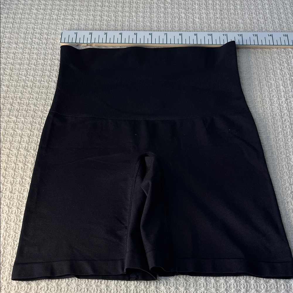 Maidenform, bottom shaper, black, large, nylon-spandex, comfortable, high waist